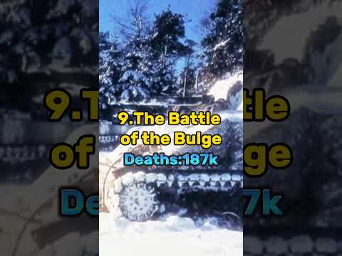 Can you guess the deadliest one🤔(Deadliest battles of ww2)#shorts #army #military #battles #ww2