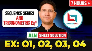 IIT JEE Maths | Sequence Series & Trigonometric Equation | ALN Sheet Solution | MC Sir #jee #iit