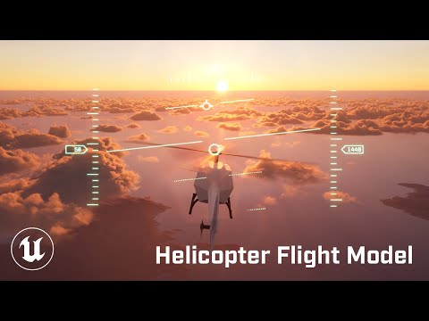 WIP Helicopter Flight Model for Unreal Engine 5.1