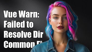 Vue Warn: Failed to Resolve Directive 'bin' - Common Fixes and Solutions