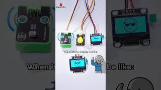 🐞Emoji Challenge: See How Arduino Makes Emojis React to Light, Sound & Temp🌡️#keyestudio #shorts