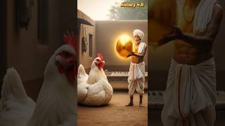 "The Golden Egg: A Story of Greed, Loss, and Realization" #ai #farmer #animals #hen #aistory
