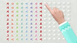 [한글 가나다]가,나,다,라 익히기(가나다읽기) 유아 한글놀이 |★ Korean Alphabet syllable★ 한글 가나다라마바사아자차카타파하