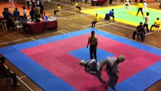 AndyTeh KimHuat - Quarterfinal match. Andy in Blue (R2&R3) MALAYSIA VS INDONESIA