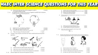 WASSCE Integrated Science Questions and Answers