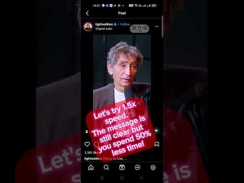 How to save time by watching reels at 1.5x speed using ClipGlider - video speed control