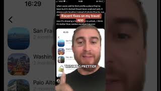 List of improvements on my travel app #buildinpublic #indiehackers #iosapp #mobileapps #travelapp