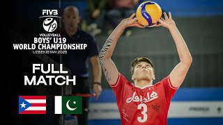 Puerto Rico vs. Pakistan - Pool A | Boys' U19 World Champs 2025 - Full Match