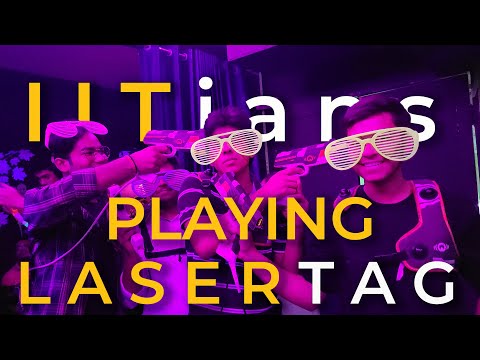 Fun Outside #IITD campus | #Vlog_2 | #IITians life | Laser Tag at Hauz Khas Village