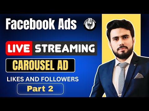 How To Create Carousal AD ? | Facebook Page's Likes And Followers |  Live Stream