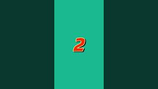 3 Second Countdown Timer ⏰ | Bright green screen and huge numbers  #countdowntimer