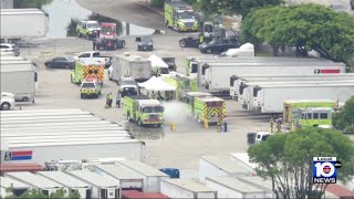 Firefighters respond to hazardous situation in Miami-Dade