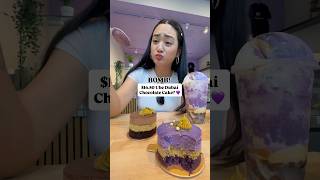 Trying Ube Dubai Chocolate at a Filipino bakery #ube #cake #pinoy  #foodreview #dubaichocolate #604