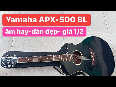 Đàn guitar Yamaha APX-500 BL âm hay, đàn đẹp. Giá: 4tr500k. guitar yamaha 0936057750