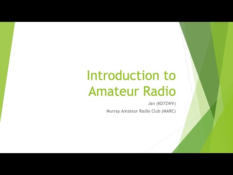 Introduction to Amateur Radio