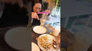 Thai Food at the miracle garden #musttry #food #foodie #youtubeshorts #youtube #yummy #youtuber