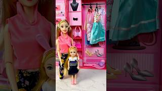 Satisfying Unboxing With Barbie Doll Wear Dress Set Toys, ASMR Review Toys #shorts #asmr #unboxing