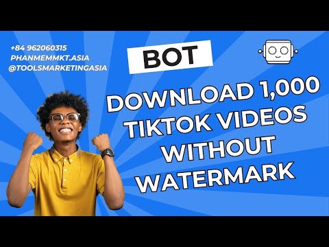Bulk Download TikTok Videos Without Watermark | Auto Bot New 2025