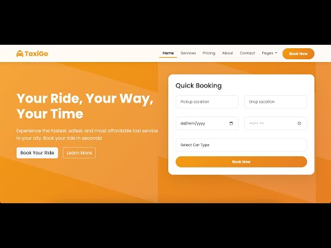 Taxi Booking website development