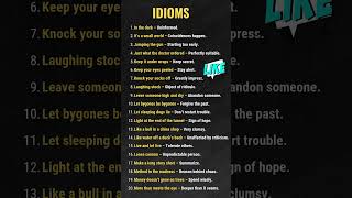 Top 20 idioms and phrases | idoms |phrases | idioms and phrases in english #idioms #phrases #shorts