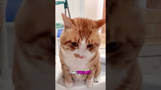 Genius Cat Uses Toilet #catvideos #smartcat