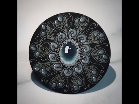 玉潔冰清!用粉彩色鉛筆畫禪繞冰種翡翠#Zentangle Gem