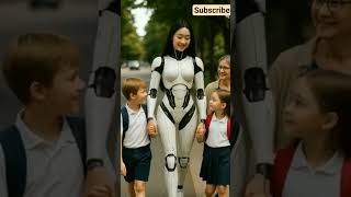 Ai robot girl taking care of human Childers #robotrevelation #futuretech #robotlove