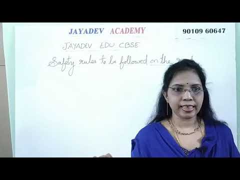 CBSE || SCIENCE GRADE-3 SAFETY AND FIRST AID  PART-2 BY JAYADEV EDU CBSE