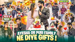 Ayesha Ne Diya Earpods Or Puri Family Ne Diye Gifts 🥹|  Family Dance 😍| Fokats | Abresh & Zeeshan
