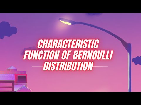 how to find the characteristic function of Bernoulli Distribution