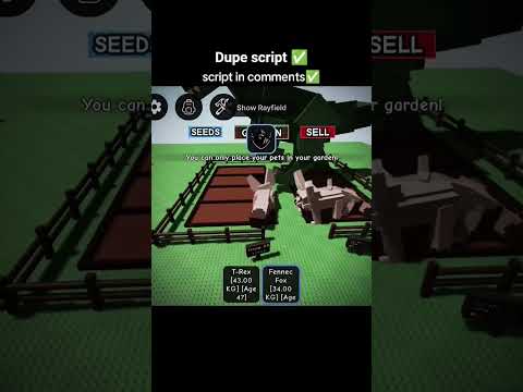 GROW A GARDEN DUPE PETS SCRIPT | PREHISTORIC UPDATE | FREE! | NO KEY | DUPE SCRIPT | #growagarden