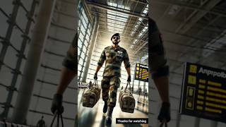 Flight ✈️ mai bomb tha lekin fauji piche nhi hta #aishorts #cartoon #3dshorts #ai