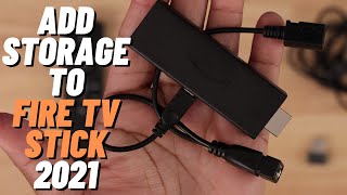 How To Add Storage to Amazon Fire TV Stick 2021 Tutorial | Mchanga