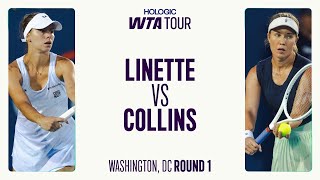 Magda Linette vs. Danielle Collins | 2025 Washington Round 1 | Match Highlights