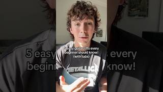 5 easy guitar riffs every beginner should know! (with tabs) #guitarriff #guitartabs #guitar