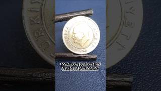 2009 Turkiye 50 Kurus with Obverse Die Deterioration #shorts #errorcoins #errorcoin