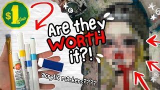 MAKING A SKETCHBOOK PAGE with $1 DOLLAR STORE SUPPLIES!?