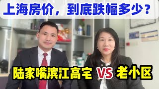 上海房价到底跌了多少？/对话2位资深房产经纪人/实拍陆家嘴滨江高宅&周边老小区房价对比/自己实时查询国内各城市房价的方法