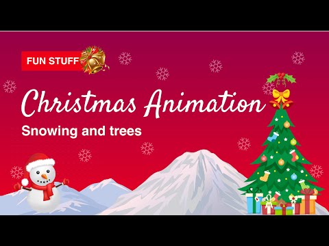 Christmas Animation with HTML and CSS - 2020