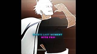 Yuji's Last Moment With Gojo & Sukuna ☠️🤧 || Jujutsu kaisen #anime #edit #jujutsukaisen #gojo #yuji