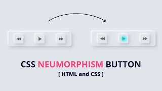 CSS Neumorphism Button Hover Effects | CSS Button Effects With Source Code | Button UI | #html #css
