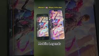 Mobile Legends Performance Test #iphone8 vs #iphone14promax