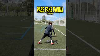 【PASS FAKE PANNA】#regate_yuto#regate#soccer#football#skill#レガテドリブル塾 #REGATEドリブル塾 #ドリブル塾#reels