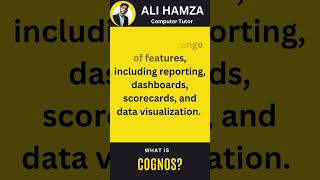 What is Cognos? #cognos #programming #coding #tech #youtubeshorts #computer