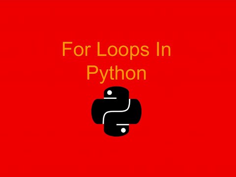 Basic Overview of For Loops | Python