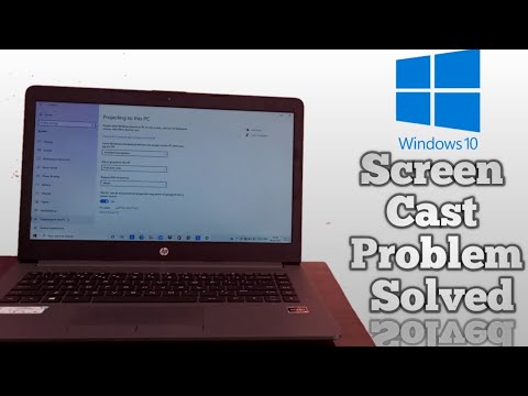 How to solve problem of Screen Cast in Windows 10|Screen Cast in Windows 10| Talk On Technology