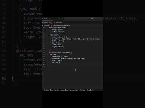 Amazing Loading Cube Animation 😍 | Superb CSS Styles 🔥#program #codeing #css #webdevelopment  #asmr