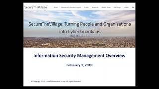 Information Security Management Overview