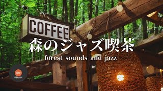 Ambient sounds + JAZZ Forest coffee shop Relaxing in the forest River murmur CAFE JAZZ- BGM for work