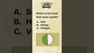 Quiz time Food that never spoils? #topgk #question #answer #competitive #cgl #ssc #ias #challenge
